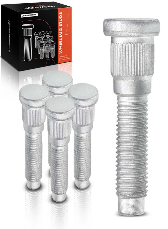 A-Premium 1/2 inch-20 Wheel Studs Compatible with Jeep Grand Cherokee 2002-2010 Wrangler 2007-2017 Wrangler JK 2018 Commander 2006-2010 5-PC Set - Image 1